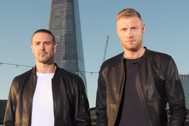 <p>Former England cricket captain Andrew Flintoff (right) and comedian Paddy McGuinness will join the BBC show next year</p>