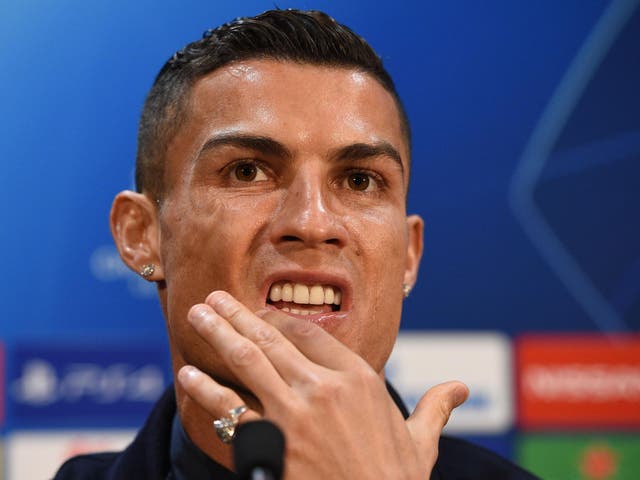 Cristiano Ronaldo brushed off questions regarding Kathryn Mayorga's allegations