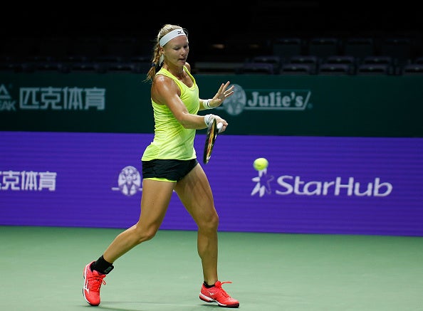 Kiki Bertens defeated Wimbledon Champion Angelique Kerber in Singapore