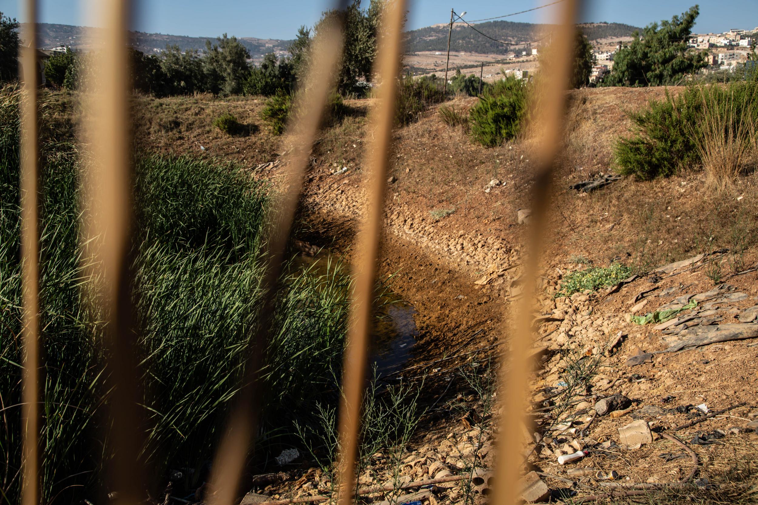 This was once a full pond that fed irrigation canals on nearby farms