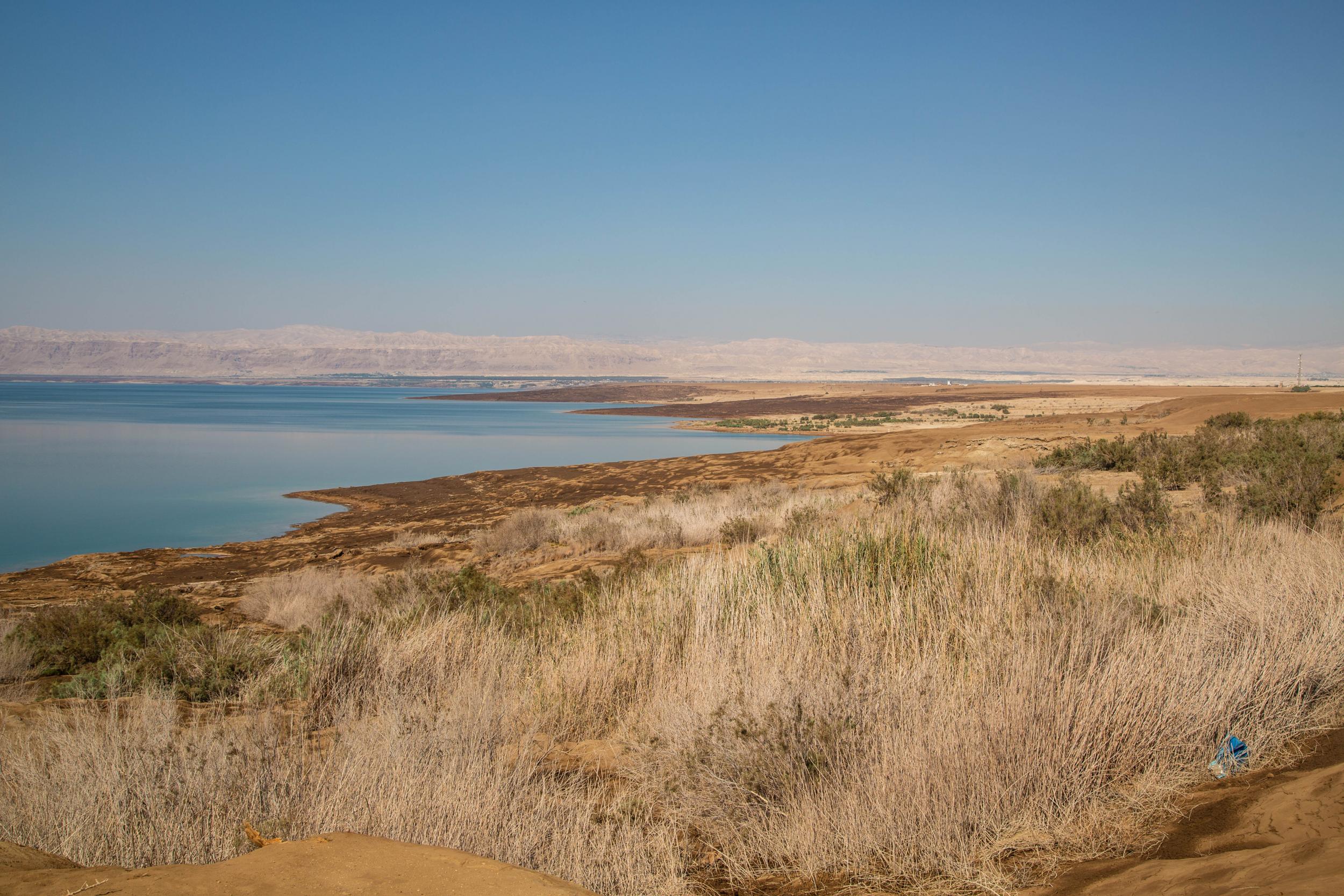 The Dead Sea has lost a third of its surface area and is shrinking by a metre every year