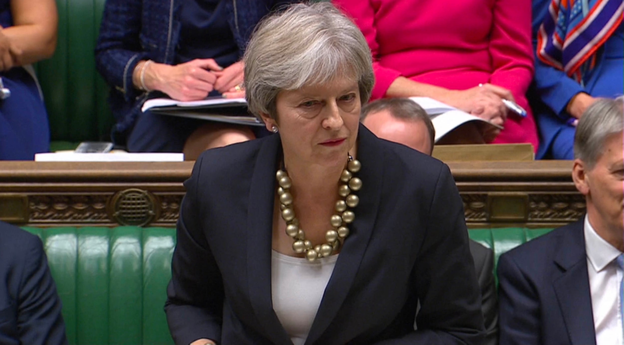 Ms May will not necessarily have an easy time of it as she faces her critics, but she’s not leaving just yet