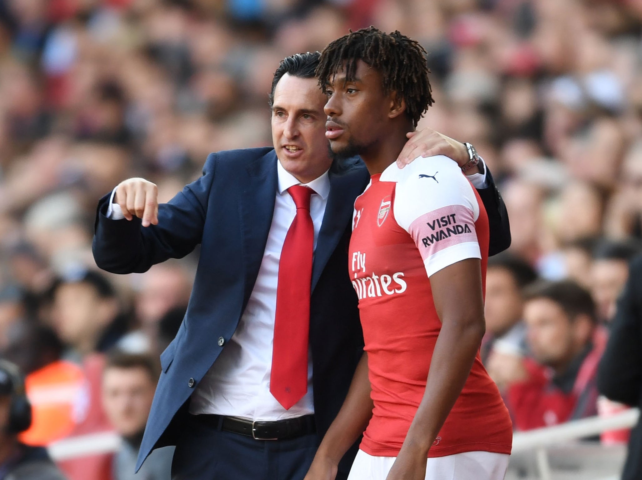 Iwobi has flourished under the management of Emery