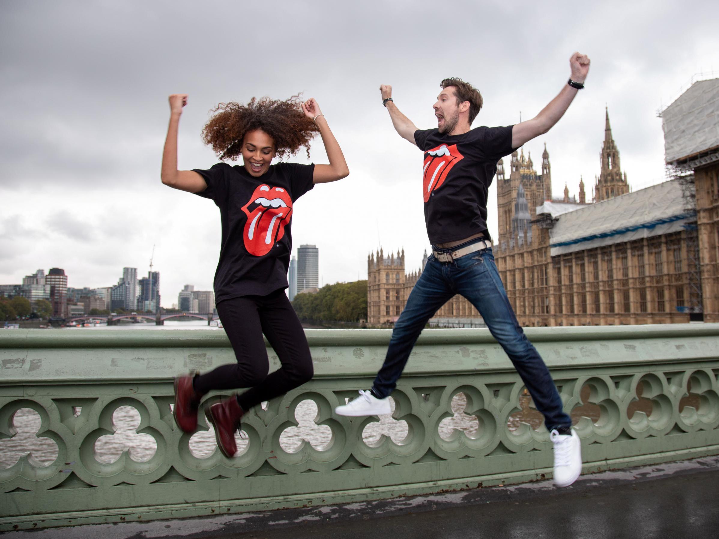 Che Guevara, Rolling Stones lips logo, Superman logo and Frankie Says Relax were among the most iconic t-shirts