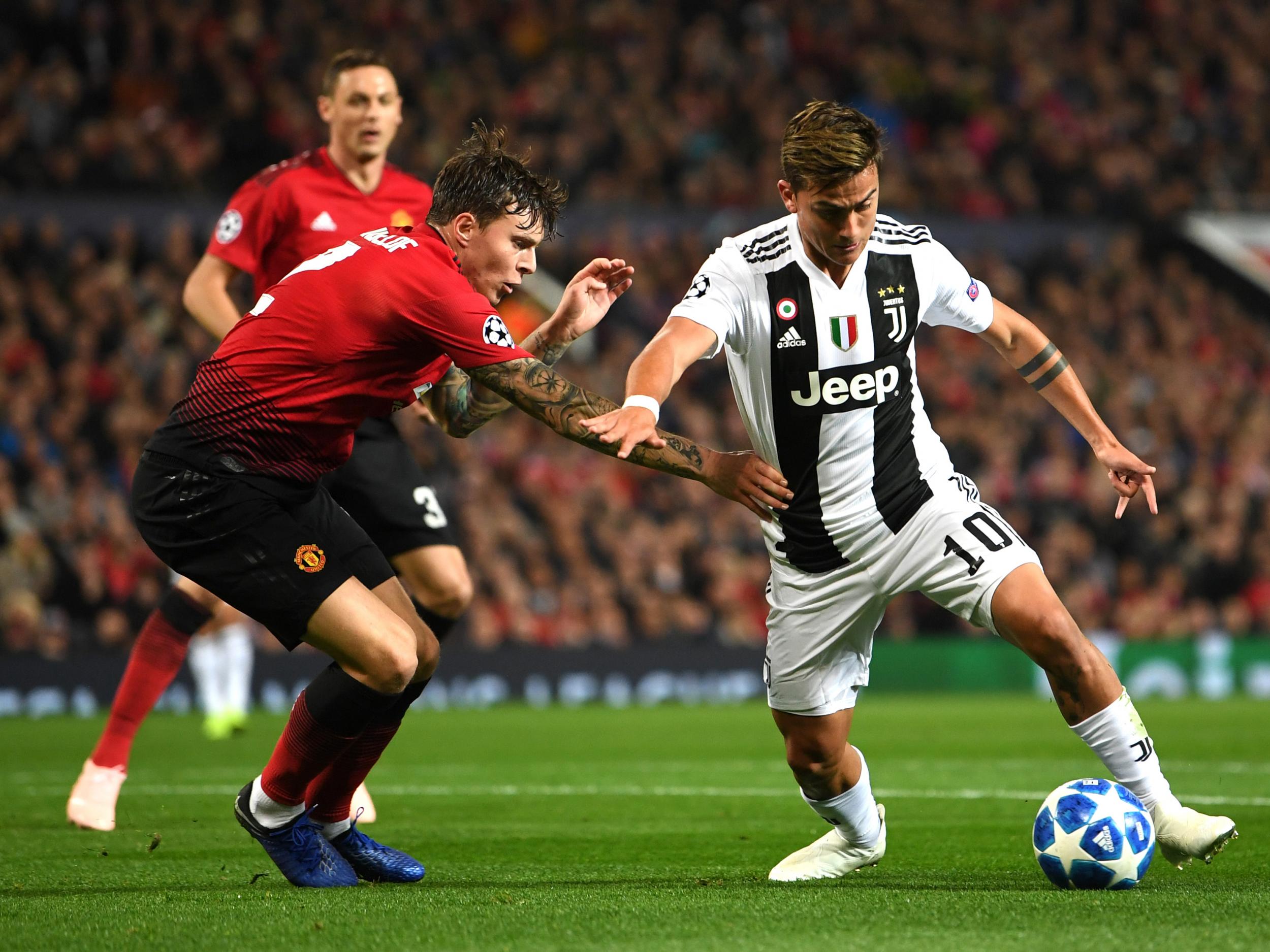 Image result for lindelof against juventus