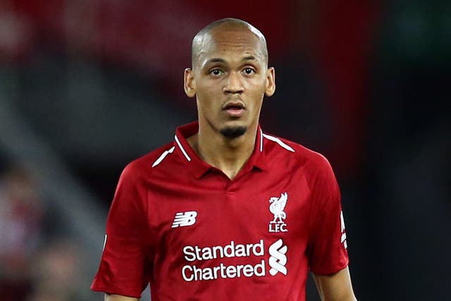 Fabinho has made just one start for Liverpool since joining from Monaco in the summer