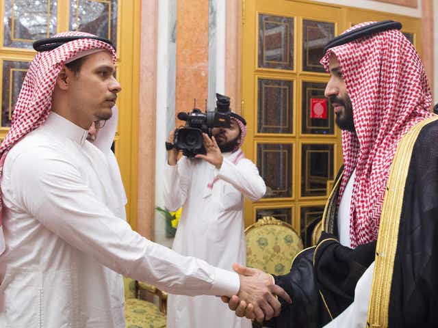 A handshake that shook the world: Mohammad bin Salman meets Salah bin Jamal Khashoggi, son of the journalist