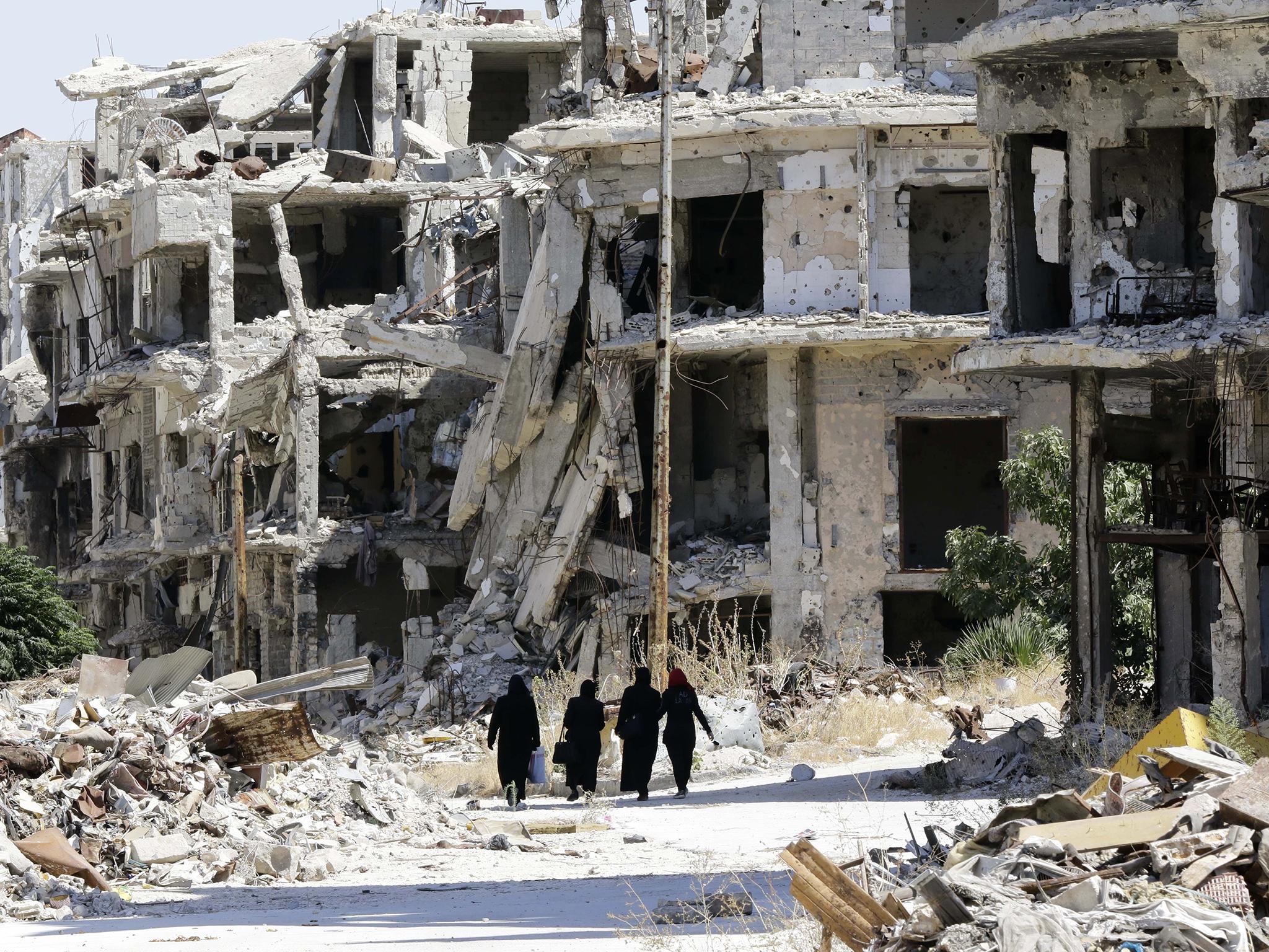 Homs, Syria: ruined lives need proper support if they are to be rebuilt