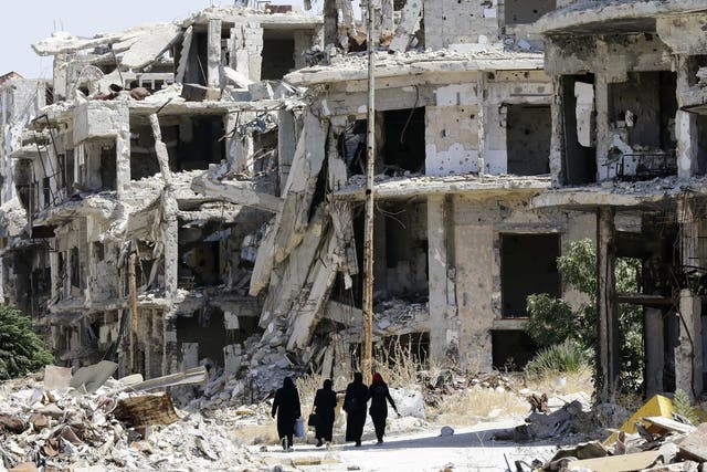 Homs, Syria: ruined lives need proper support if they are to be rebuilt