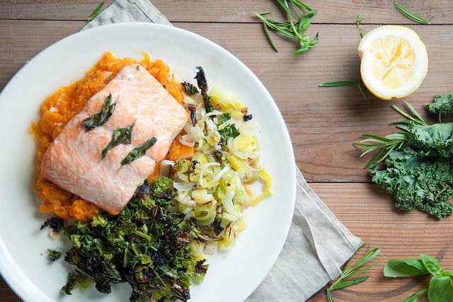 Healthy choice: salmon is a great source of omega-3