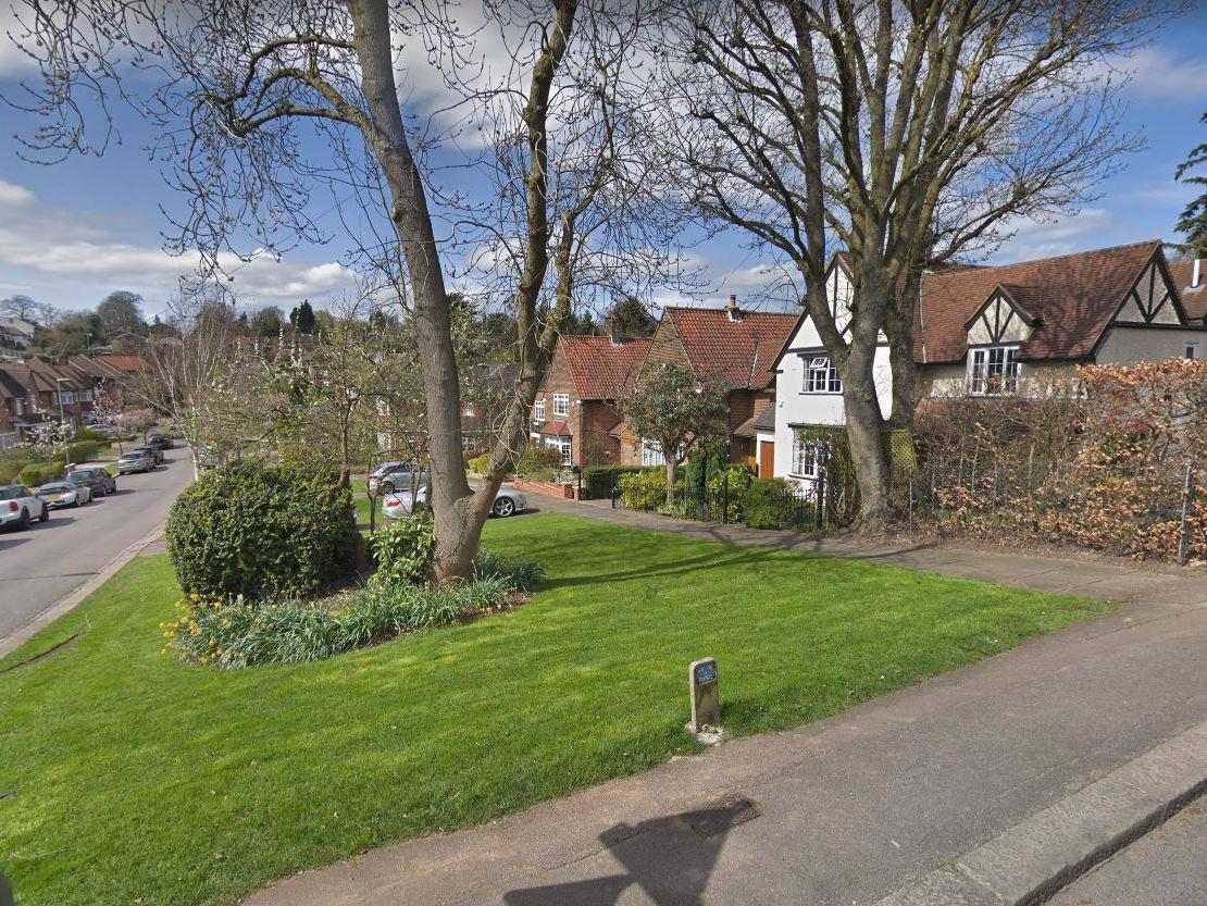 Two police officers were stabbed while responding to reports of a man acting suspiciously in Lawrence Gardens, Barnet