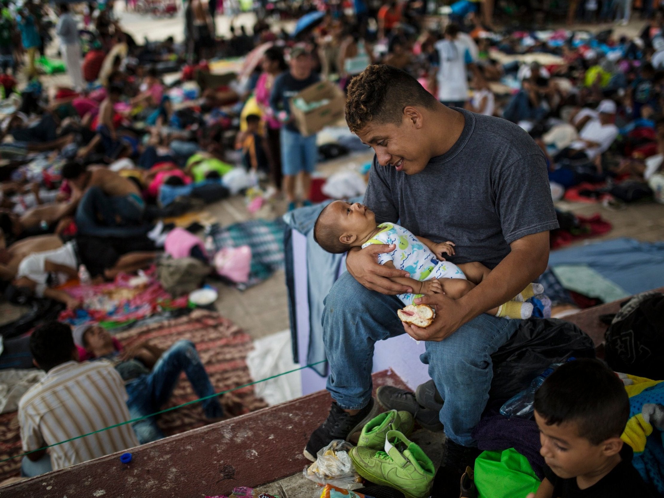 Jose Luis Ramos is one of thousands of central American migrants who set out with renewed hopes for the United States