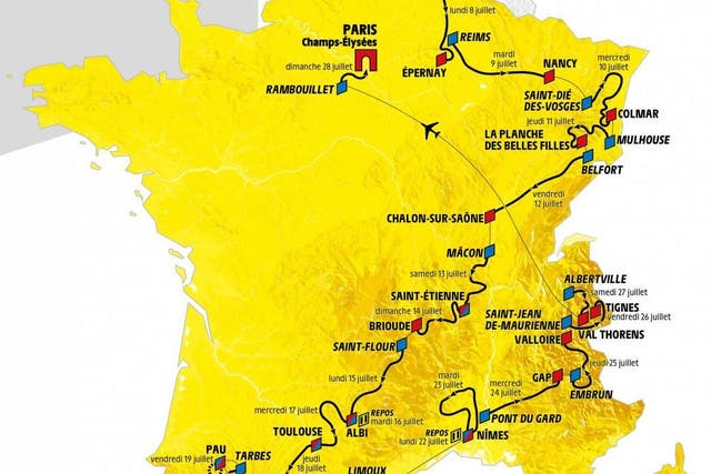The 2019 Tour de France route has been revealed