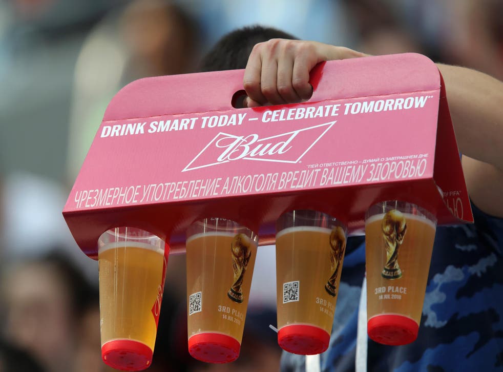 English fans could drink beer in their seats at the World Cup, but not at home