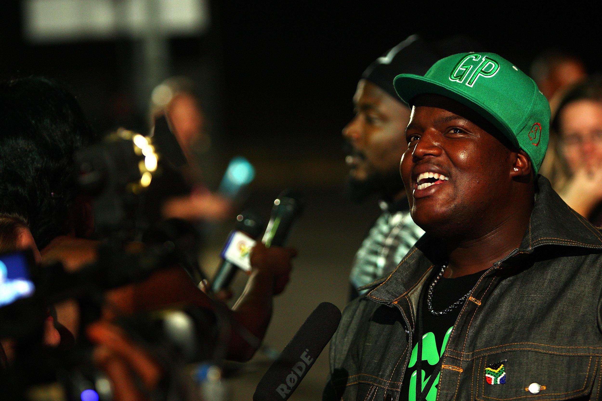 Hip Hop Pantsula, as he was also known, at the MTV Africa Music Awards in 2008