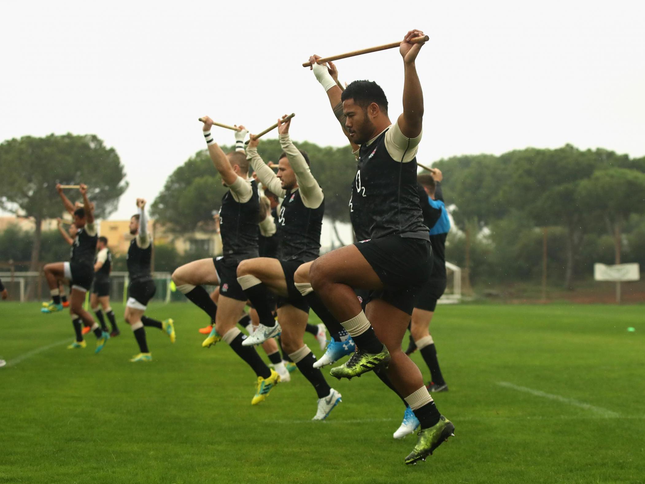 Manu Tuilagi returned to England training in Portugal