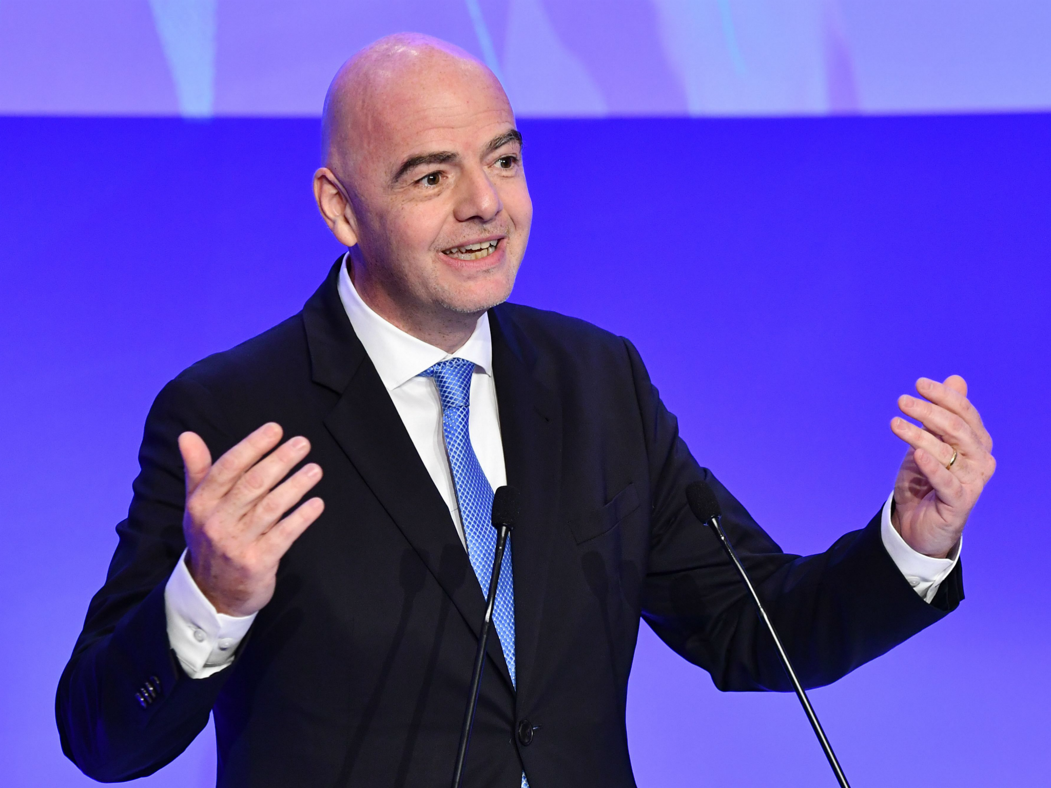 Infantino has grand plans for the World Cup