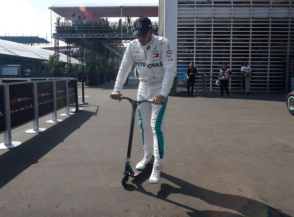 Lewis Hamilton's hopes of securing a fifth title in winning style now look slim