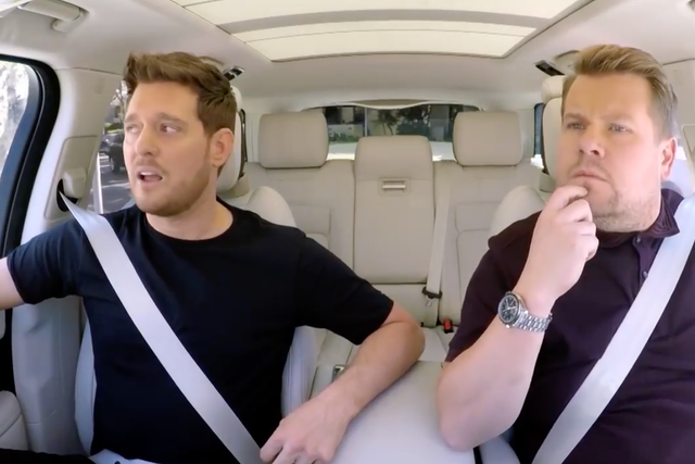 Michael Buble spoke candidly about his son Noah's cancer in a Carpool Karaoke charity special