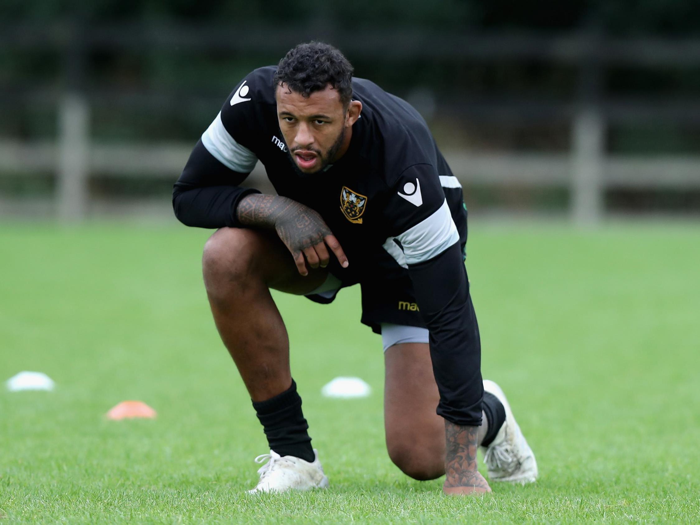 Lawes suffered a back injury while playing for Northampton