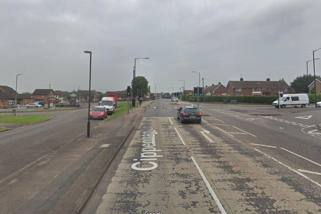 The accident happened on Cippenham Lane in Slough