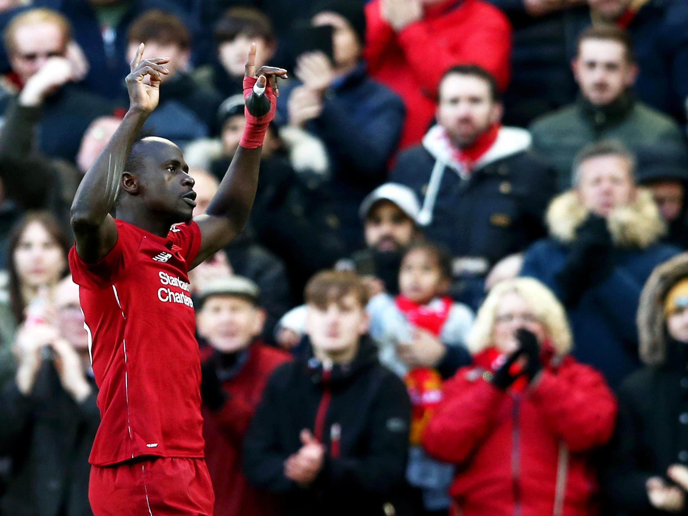 Sadio Mane hit Liverpool’s second