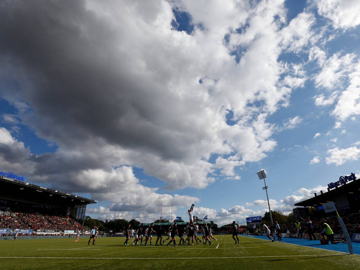 Saracens play on one of three artificial pitches in the Premiership