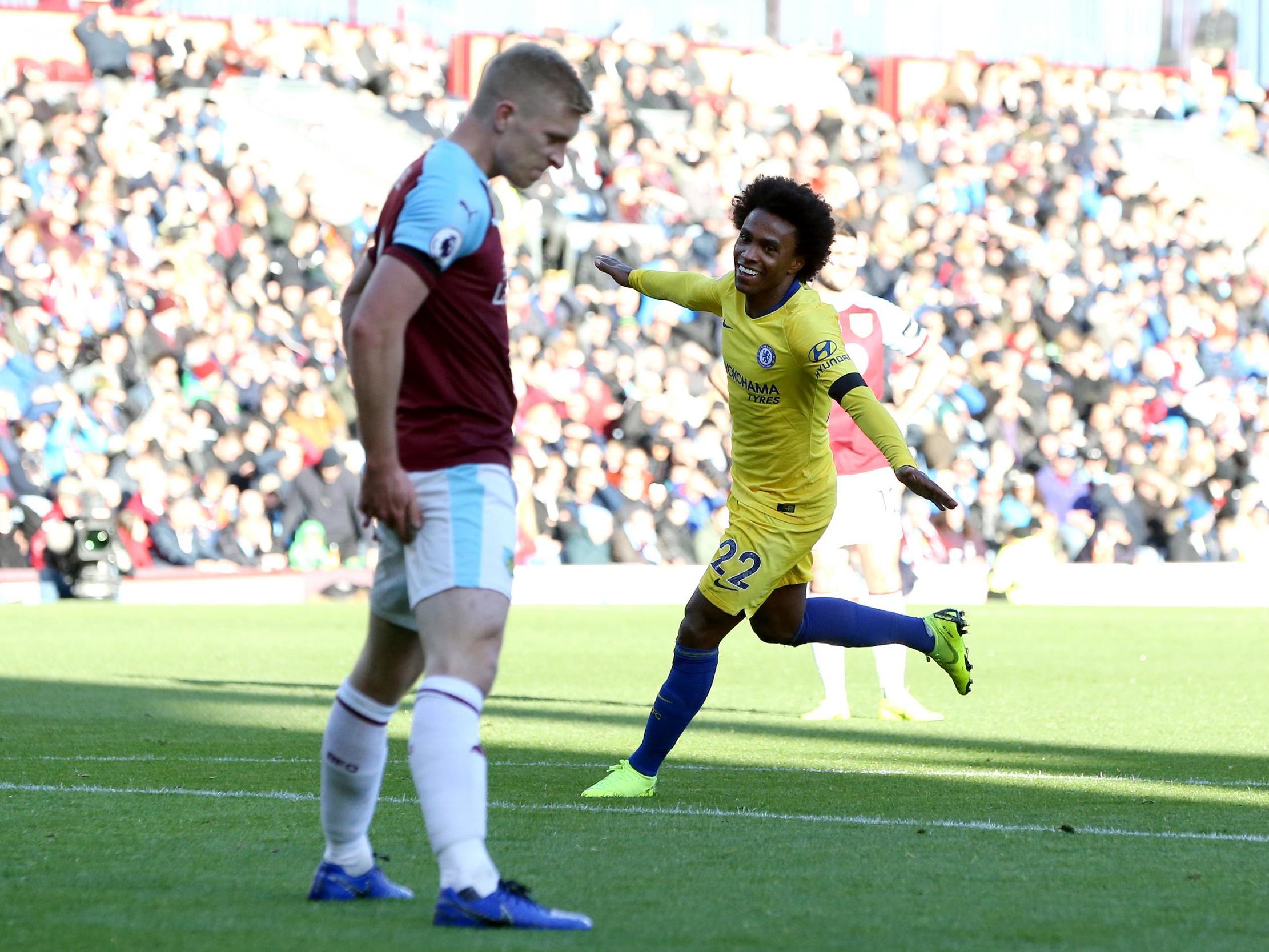 Willian bagged Chelsea's third goal