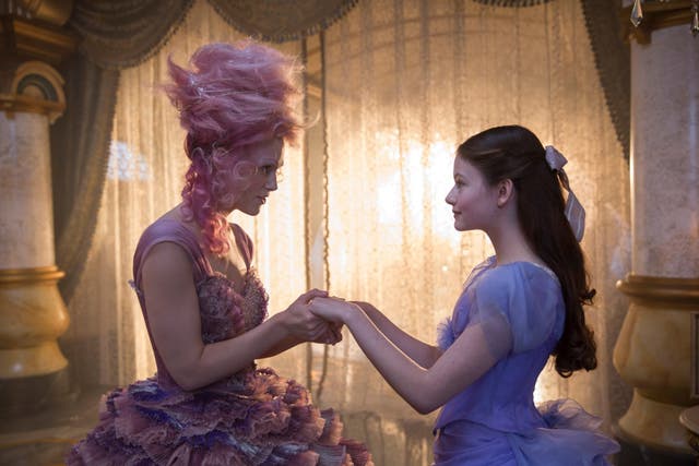 Keira Knightley is the Sugar Plum Fairy and Mackenzie Foy is Clara in Disney’s The Nutcracker and the Four Realms