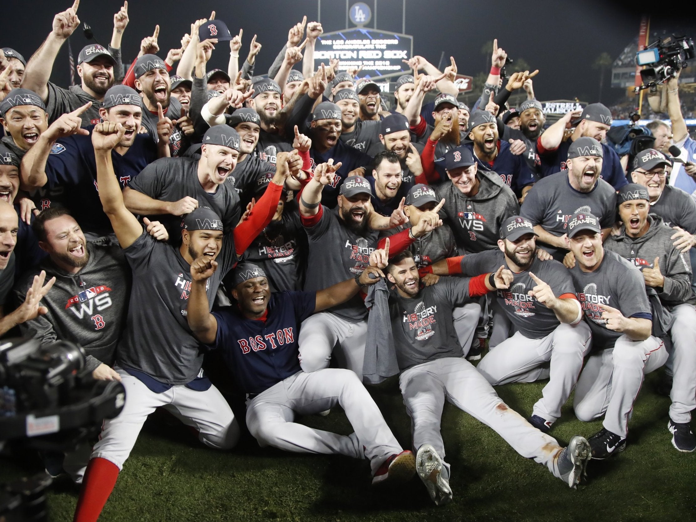 Anger Ingen måde Bug World Series 2018: Boston Red Sox beat LA Dodgers to claim ninth title |  The Independent | The Independent
