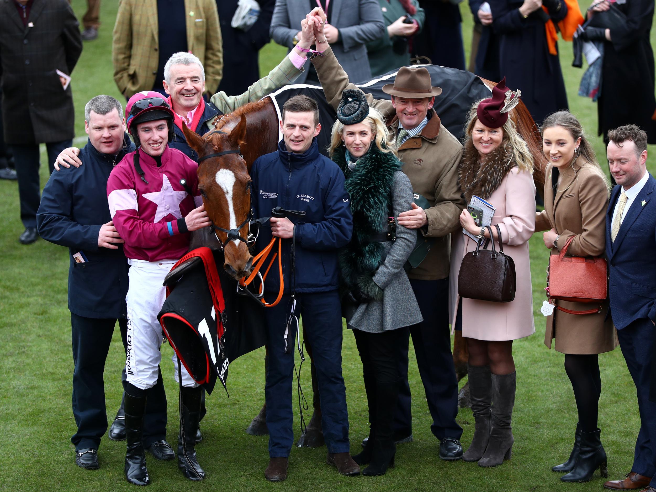 Samcro won the Ballymore Novices' Hurdle at the 2018 Cheltenham Festival