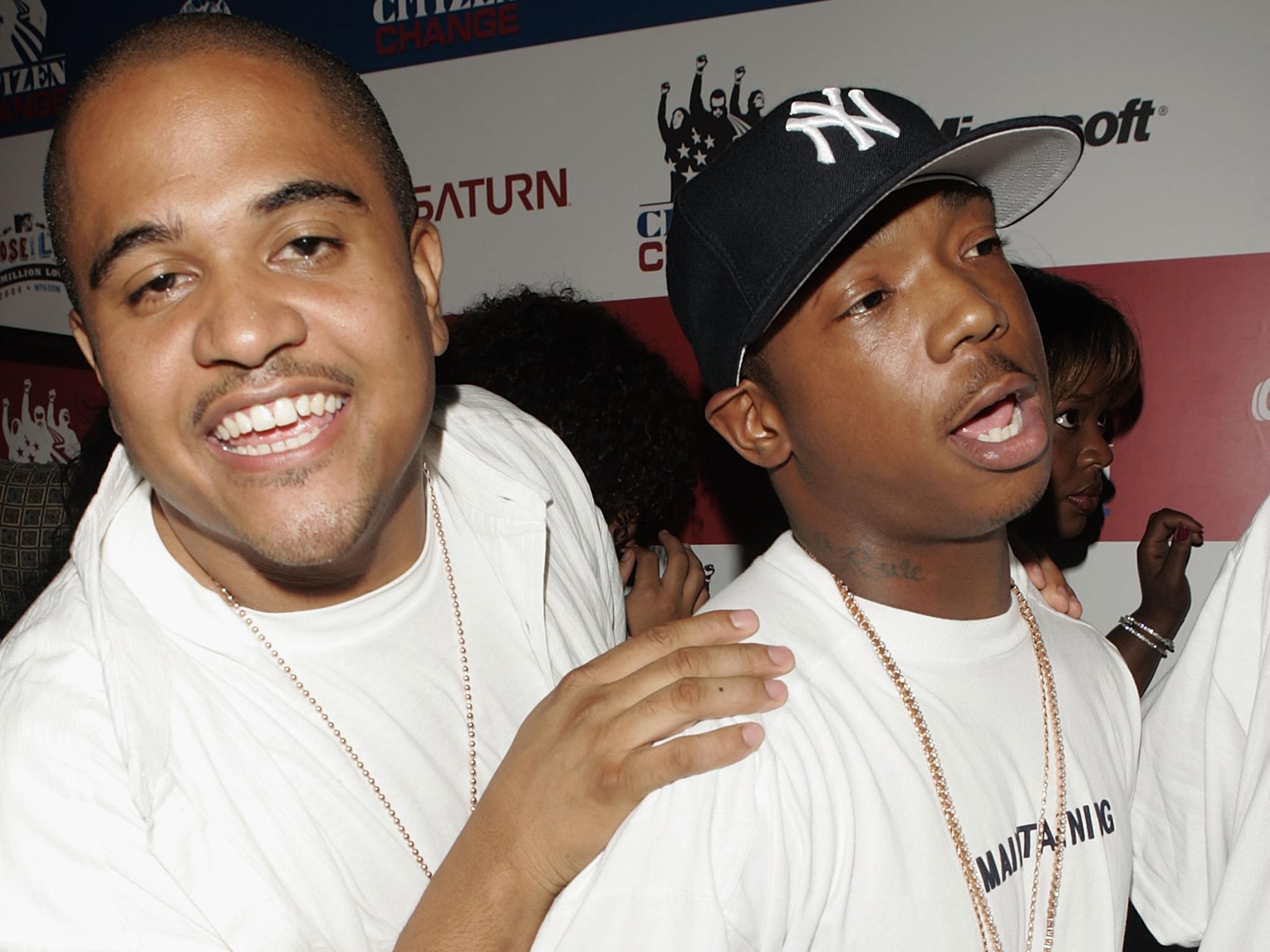 Music producer Irv Gotti (pictured left) and rapper Ja Rule attend the MTV Choose or Lose Citizen Change Party in 2004 at Mansion nightclub, in Miami, Florida. In July 2024, a lawsuit accused Irv Gotti of raping a woman from 2020-2022