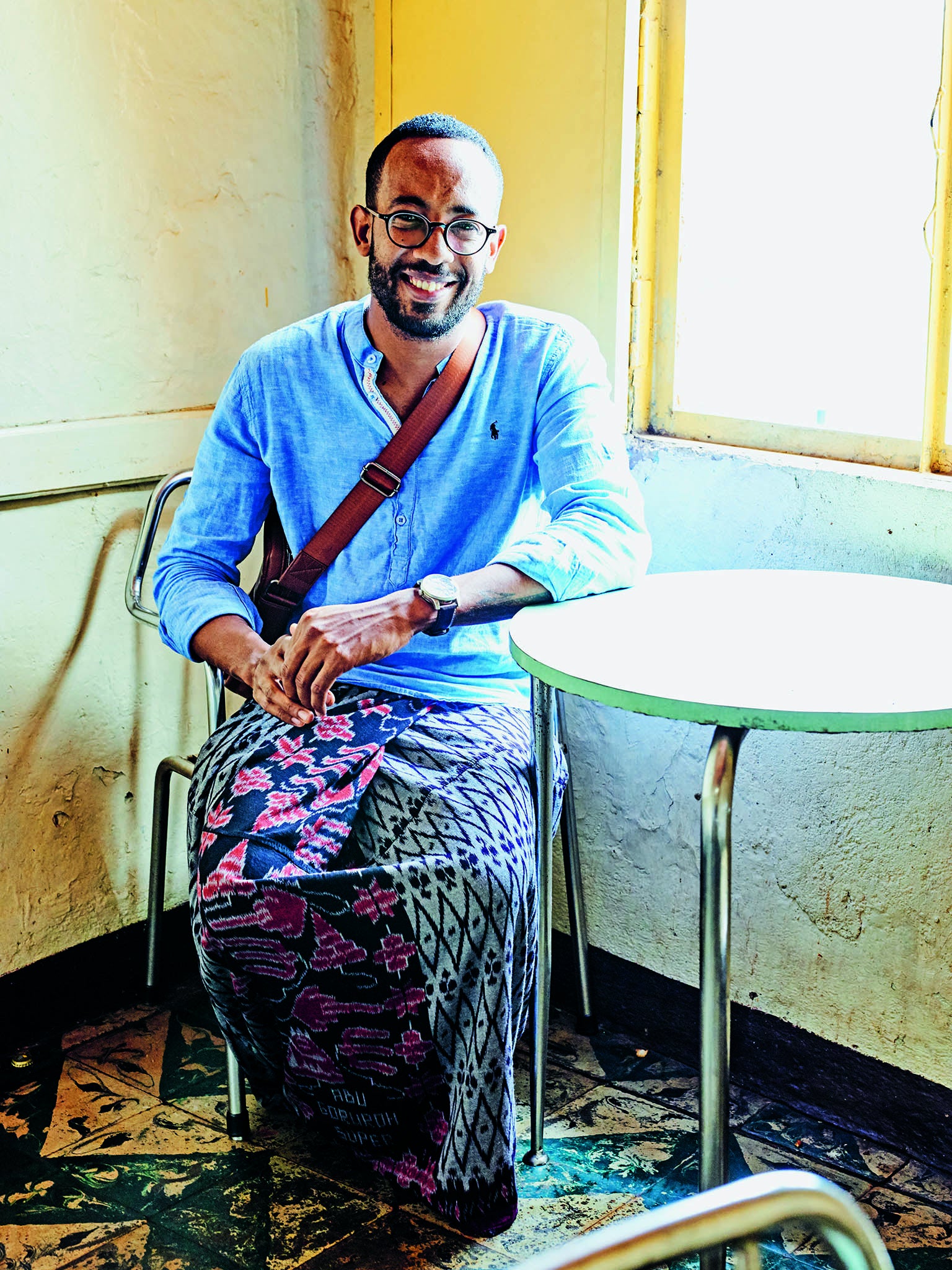 After working around the world, Yohanis has put his skills to use at home