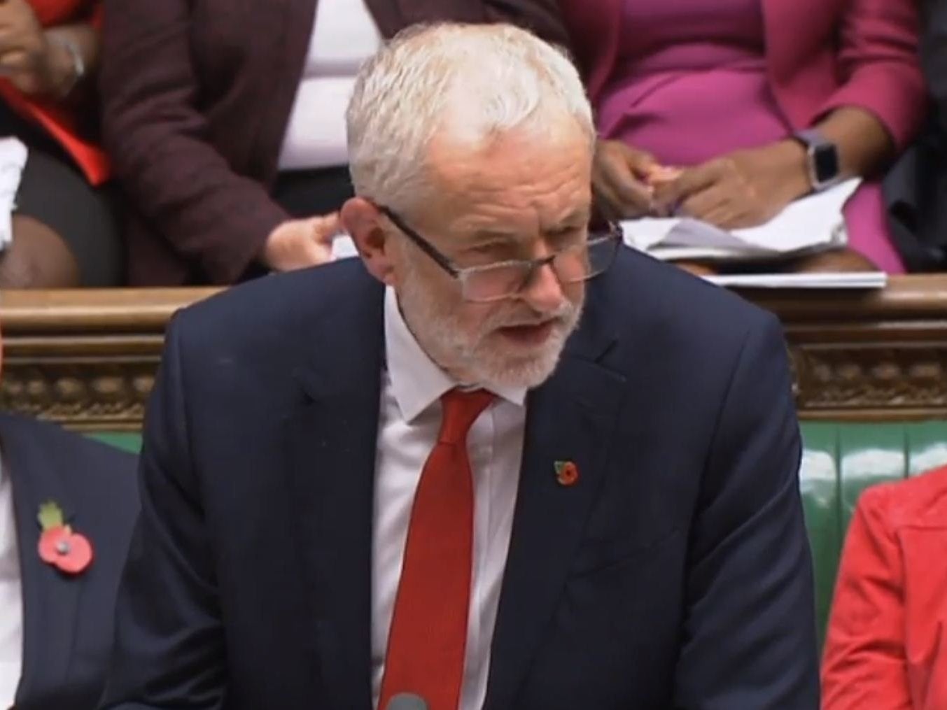 Corbyn just pretended he hadn’t heard any of Hammond’s speech