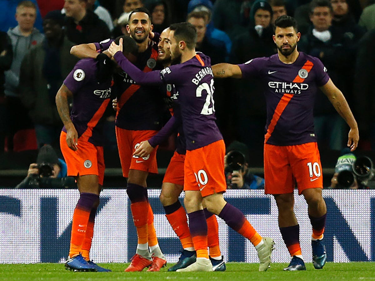 Premier League: Wembley pitch's poor condition before Tottenham's game  against Manchester City