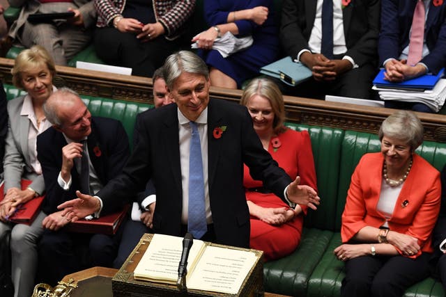 Philip Hammond brings unveils new material during his Budget stand-up routine