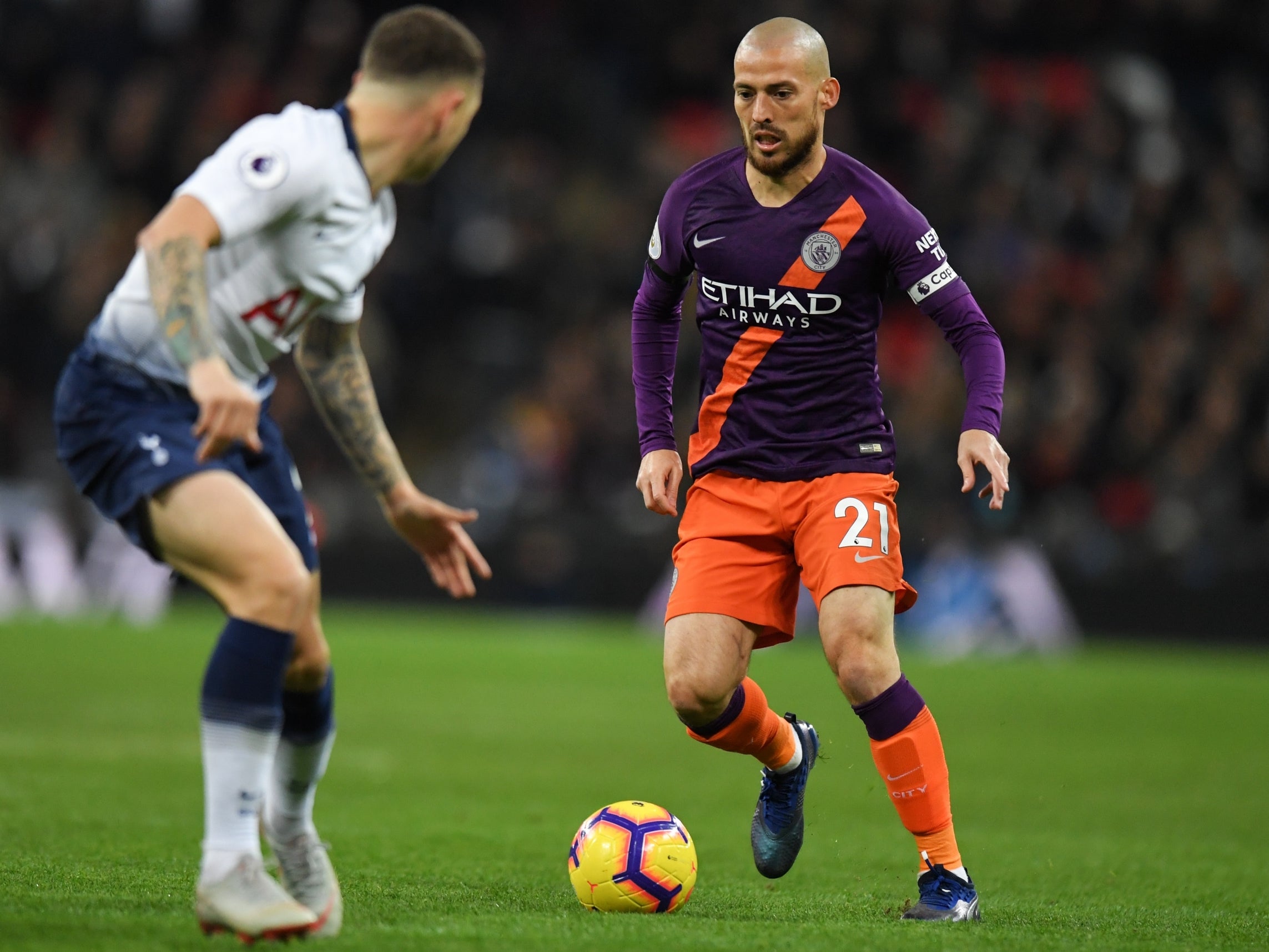 David Silva continues to shine for City this season