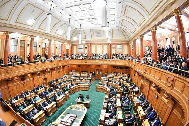 New Zealand's parliament in Wellington was evacuated on Tuesday following a 6.1-magnitude earthquake