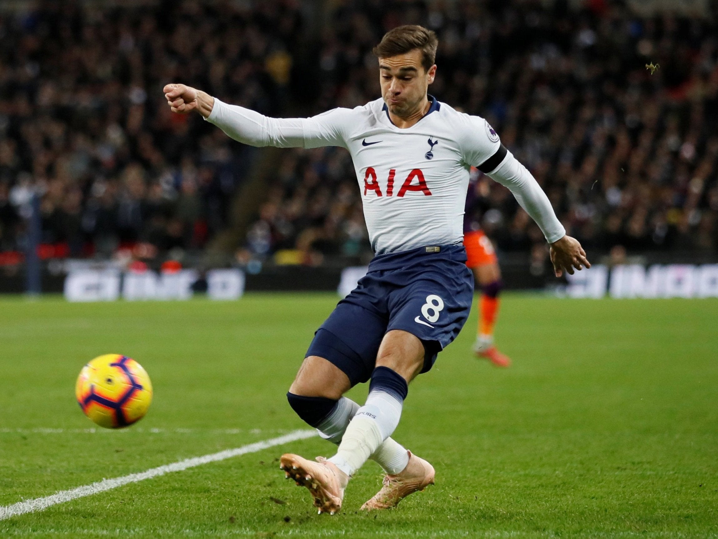 Tottenham's Harry Winks in action