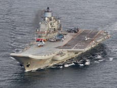 Russia’s only aircraft carrier damaged as floating dry dock sinks