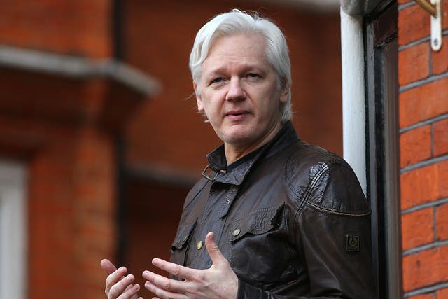 The Wikileaks founder speaks from the Ecuadorian embassy on 19 May, 2017