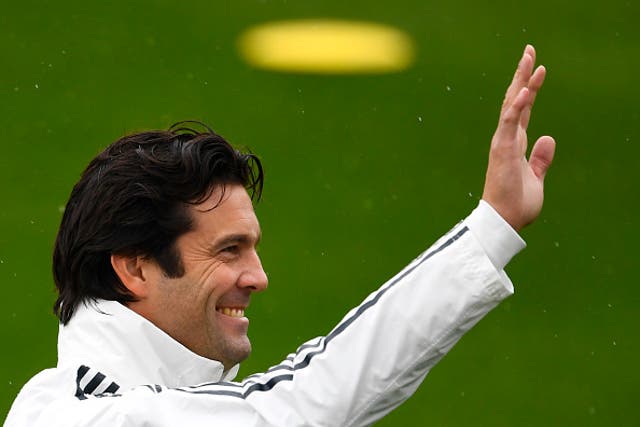 Santiago Solari will take charge of Real Madrid for the first time on Wednesday