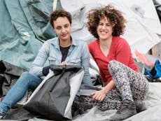 The Berlin project where migrants make refugee boats into bags