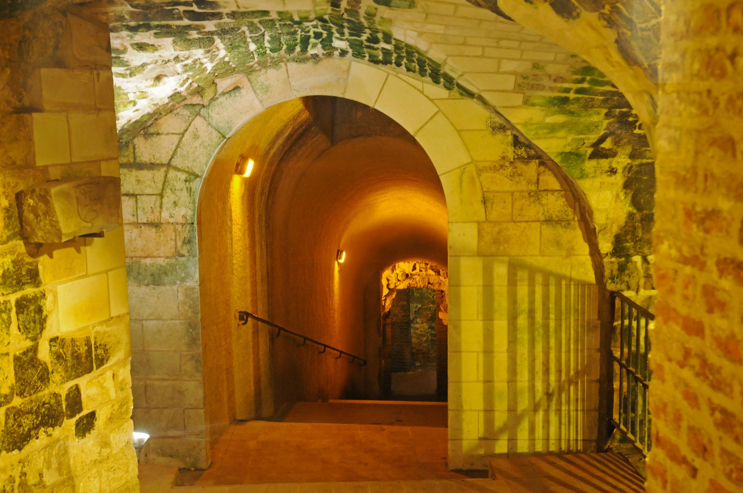 Explore the town's underground tunnels known as the Boves