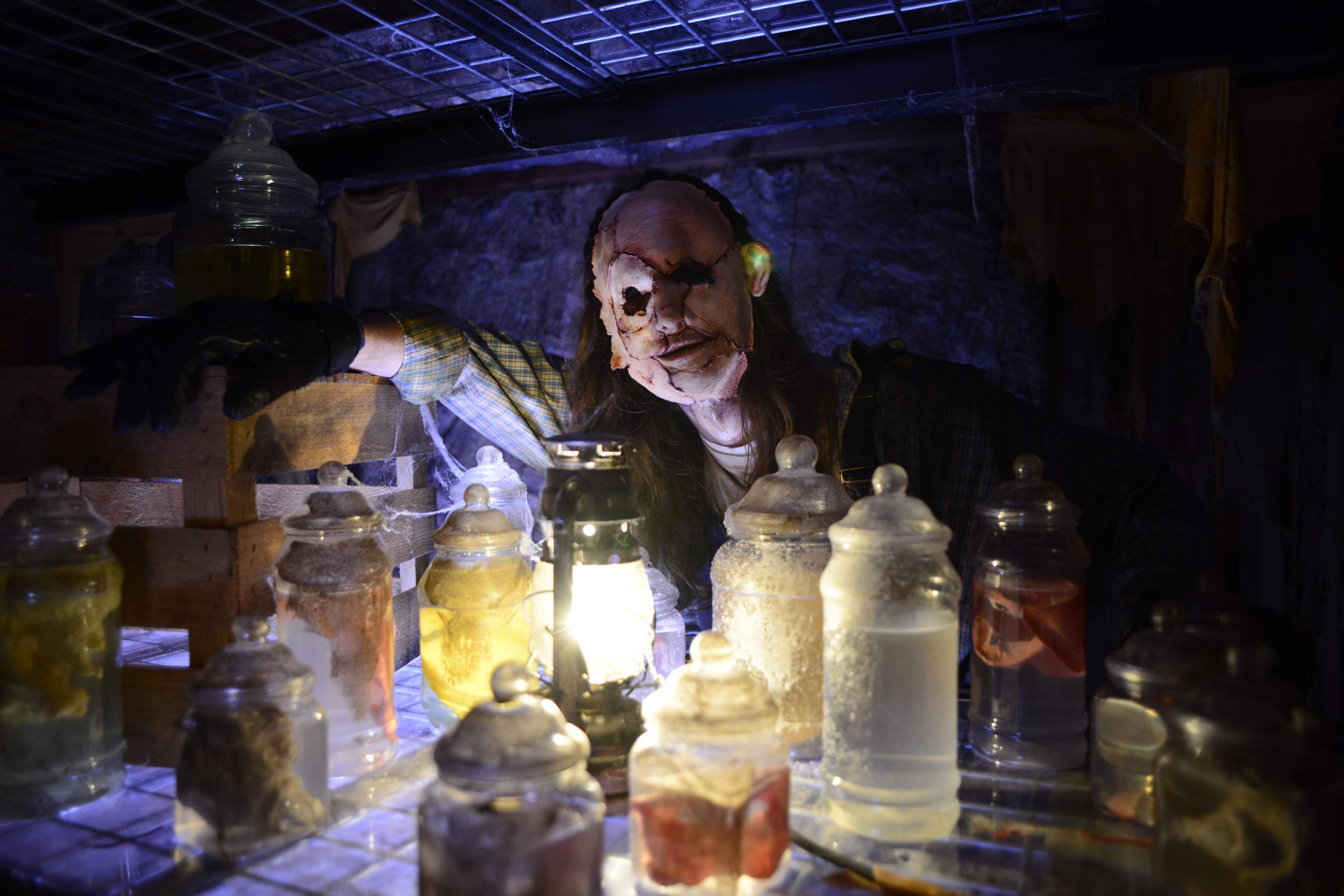 Alton Towers Scarefest uses scare actors to create an interactive experience