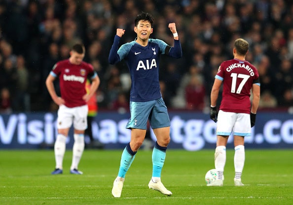 Image result for tottenham vs west ham