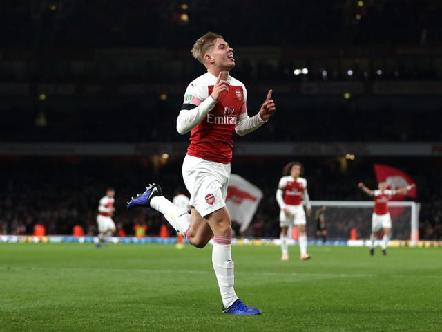 Emile Smith Rowe grabbed Arsenal's second goal of the night