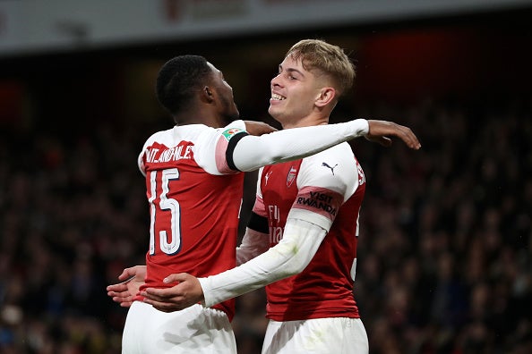 18-year-old Emile Smith Rowe impressed again at The Emirates