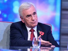 Labour will end benefits freeze if it wins power, John McDonnell says