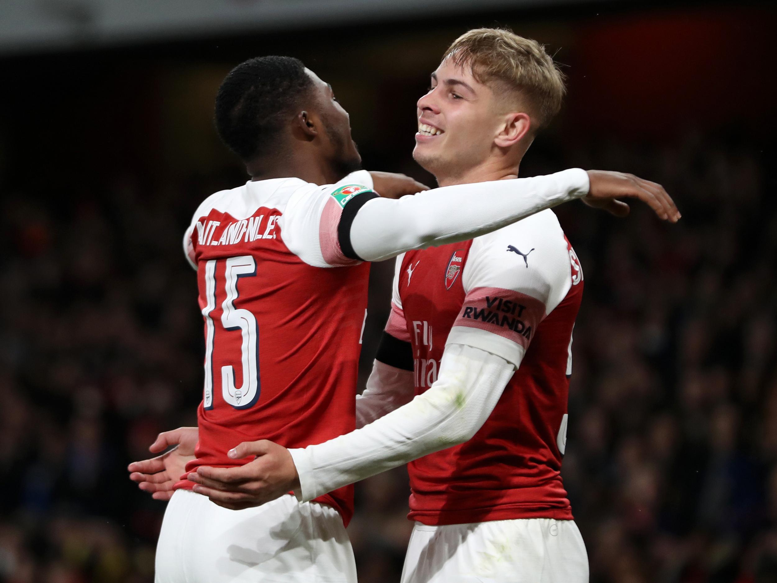 Emile Smith Rowe was on target for Arsenal against Blackpool
